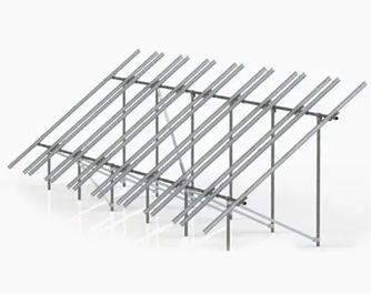 Modular ground-mount solar racking for any site or terrain